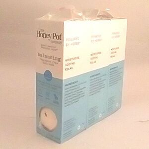 The Honey Pot Co Bath Bombs pH Balancing Fragrance Free 9 Count Total Se…
